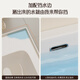 NEWNAIS BORDE NEGRO DE LA ENCUENTRA 41cm Cerámico Integrado Integrado Cuenca de lavado de baño Baño de baño Gabinete Combinación de baño Combinación de baño 12041 Gabinete colgante de caqui + gabinete de espejo ordinario (juego completo de accesorios de grifo)