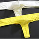 
New thong men's pseudo-girl men's tight thong low waist sexy cotton three-point stretch white M