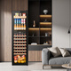 TYLZA wine cabinet, ice bar, thermostatic cabinet, display cabinet, wine and tea refrigerator, fresh-keeping beer beverage, multi-functional home living room, kitchen, office refrigerator TW-208 dual temperature zone red wine ice bar model, four-in-one, 40 bottles
