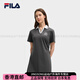 Fila Heritage-Serie modische lässige und komfortable lange Kleidung für Kurzschläfe für Frauen Starship Grey Modische und vielseitige Komfort Starship Gray S