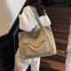 New bag women's bag tote bag casual versatile shoulder bag handbag commuting tote bag simple trendy large capacity black