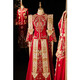 Xiuhe shijia xiuhe mariage mariage mariage 2024 Nouveau mariage industrie lourde mariage toast mariage nouveau robe de mariée chinoise dragon et phoenix robe ming mariage mariage mariage mariage mariage mariage mariage mariage n-051 m