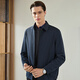 Youngor jacket men's high-quality polyester fiber fabric single jacket business lapel classic men's jacket 2025 new style gray blue VJJK419866HFA L 175/96A (recommended 130-150Jin Jin equals 0.5 kg)