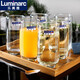 Eyu Glass Tasse Haushaltswasser Tasse Tee Tasse Juice Tasse Milch Tasse Trinkwasser Tasse Getränk Tasse 6 Set 6 Stück 200 ml kurz 13791 Standard