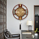 Zhuangshu Wall Clock 2025 New Home Living Room Silent New Chinese Watch Creative Light Luxury Wall Quartz Clock 6227
