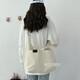 Xiaomi (MI) Leichte Leinwandtasche mit großer Kapazität Frauen einzelner Schulter-Diagonal Cross Bag College-Studenten der Klassenbeutel Freizeit und vielseitig japanisches College Beige-1049 Stoff