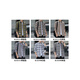 
Pure YISHION plaid casual shirt men's spring and autumn long-sleeved shirt Korean top retro loose summer thin jacket K12111 m blue + K12111 yellow blue M 90-110Jin [Jin equals 0.5 kg]