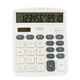 Morning Light (M/G) ESG low-carbon environmental protection 837 desktop calculator solar desktop computer 12-bit large screen calculator Office supplies Single package White ADG981M8I