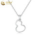 CHINA GOLD PT950 Platinum Gourd Necklace Fulu Pendant Platinum Necklace Valentine's Day Practical Birthday Gift for Girlfriend Jingsuda* Platinum Gourd Pendant About 0.9g Free Silver Chain