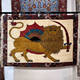 
Yonghuan Lion Handmade Wool Tassel Bedside Blanket Entering Nomadic Art Tapestry Persian Thickened Carpet 693 1.45X1.93M 1 piece