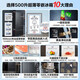 Haier refrigerator 500 liters 594mm ultra-thin zero-embedded French multi-door double-door oxygen-blocking dry and wet storage black gold purification household large-capacity home appliances national subsidy 20% 500 liters + ultra-thin zero-embedded + oxygen-blocking dry and wet storage + black gold purification
