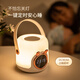 Ruchu's new portable remote-controlled night light with time for nursing babies, mother and baby, children's bedside, pink plug-in early adopter model (single color yellow light + can only be plugged in)
