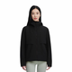 Kailas Sporty Outdoor Simple Solid Color Mountaine de randonnée et de randonnée à l'épreuve du vent mince Velvet confortable Veste à soupe de vent à capuche Black Black Xs