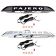
Lita is suitable for Mitsubishi V9793 Pajero tire spare tire light flashing spare tire cover light LED plating ring modification Red spare tire light smoked black model Remarks good model