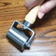 Lucius Longma custom stainless steel press wheel double bearing solid press roller waterproof roll leather pressing iron roller self-adhesive 5cm stainless steel press wheel (about 695 grams metal handle D40