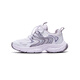 361 Kinderschuhe für Mädchen -Sneaker 2025 Herbst Millennial Style Polishing High Elastic Spleißen Retro lässige Schuhe Purple 38