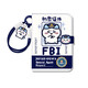 FBI护照保护套登机牌护照夹卡包便携旅行证件套收纳小包可爱卡通 护照本(FBI小八)