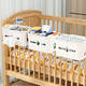 Yonghuan Cesta colgando Cuna Baby Bunds Storage Rack Pañales Bolsa de almacenamiento de pañales Pañal Caja de almacenamiento Crescent Estilo sin blancos con cajón de papel + Insertar Cable