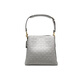 Coach (Coach) Willow Presbyterian geprägtes Litschi -Muster -Leder -Eimer -Bag -Griff Schulter -Cross -Body -Tasche Kleine Dove Grey Basic Pack für Frauen (Bag + Staubbeutel)