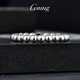 GsunG platinum PT950 bead ring is a perfect and smooth women's exquisite and versatile pure platinum ring. It can be customized. Priced by the gram. Contact before bidding.