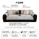 Love Lifetime Sofa Cushions for All Seasons 2026 New Sofa Seat Cushion Non-Slip Cover Cloth Cover High-end Popular Straight Seat Cushion Chenille Chihiro-Gray 90cm*70cm Extended Armrest Cover Backrest Cover