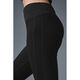 ALO YOGA Women's Yoga Pants Alosoft High Waist High Stretch Yoga Wear Tights Fit Hot Yoga, Pilates Black XXS (Suitable for Waist 59.5 - 62cm)