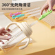 COOKSS straw brush baby bottle brush long handle tea cup brush thermos cup kettle spout brush tea cup cover small brush extension