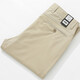 Weibolang Sommer Khaki reines Baumwollgeschäft Großgröße Casual Hosen Lose mittlere und ältere Männer Straight Hosen hohe Taille Tiefgroße Männerhosen 13601-23 29 zwei Füße zwei