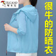 啄木鸟冰丝防晒衣女2025年夏季新款宽松薄款透气骑车防晒服潮 GT8318粉色 4XL 建议155-170斤