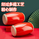 腰鼓12 14 15CM幼儿园牛皮鼓儿童秧歌安塞成人老年腰鼓 乐器批发 9CM腰鼓+鼓棒背带方巾（1到3岁）
