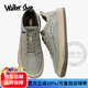 Walker Shop休闲鞋男2025夏季新款透气软底潮流帆布鞋欧洲站时尚松紧带男鞋 浅绿色 40 【皮鞋码】