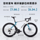 SAVA萨瓦F20二代鹰眼碳纤维公路车24速超轻弯把油碟综合架竞赛自行车 松石绿【R7170电子变速-碳圈】 49XS【160CM-165CM】