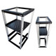 9U12U18U Einfacher offener Netzwerkschrank Mikrofonschrank Airbox -Verstärker Audio -Rack -Montageschrank Schwarze Höhe 695*Tiefe 328 A Schicht 0x0x0 cm