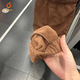 耐克（NIKE）裤子女裤2025春季新款运动裤摇粒绒保暖休闲裤防风收口宽松卫裤 HQ4877-259惊喜可可色 摇粒绒 S