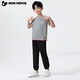 Pig Banner Children's Summer Sports T-shirt à manches courtes pour garçons et filles à séchage
