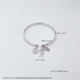Pt950 platinum bracelet with solid opening to attract wealth and sign Yellow God of Wealth crushed ice bracelet as a gift for women without invoicing 56# weight about 32.1g
