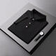 Summer Solid Color Lapel Polo de manga corta Polo de manga corta Versátiles de negocios Camiseta de media manga mimedia QY686 M
