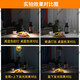 Tornillo de tornillo XMSJ Spotlight Bulb zoom arriba y abajo luminoso 98 Tibia de comedor amarillo tibio Bamboo Candelier Spotlight Fuente de 12w Pantalla alta 3000K RA9738