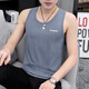 Donnjunn Hombres 2025 Nuevo chaleco que usa camisa base Algodón puro sin deformación Fitness y ropa de escuela al aire libre Estudiantes de secundaria 20 grupos - M9708 Pink + M9793 Light Blue M [Sugerencia: 85Jin [Jin equivale a 0.5 kg] a 100Jin [Jin equivale a 0.5 kg]]]