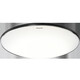 Opp LED Techo Light Room Dormitorio Control remoto Luz de la sala de estar Light Study Flexion de iluminación Moderna Simple Silver Edge Round Interruptor HHXC1048L