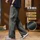 Le nouveau printemps et le style d'été de la maison de la maison du pantalon paratrooper pour les hommes avec un pantalon long décontracté.