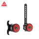 Peak bicycle taillights are bright and flashing, mountain road bike night riding light warning light cycling accessories five lighting modes