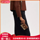 Enveloppe Coach Enveloppe 12 Classic Presbyterian Canvas Enveloppe Wallet Mini Khaki Saddle Basic Pack (sac + sac à poussière)