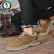 Woodpecker Martin Boots Men's 2025 New Spring and Summer Retro British Style Genuine Leather Casual Leather Shoes High Top Workwear Men's Shoes Black K821 Black 42