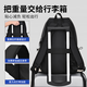 Jeep Backpack Rucksack Herrengeschäft für große Kapazitäten Pendler Computertasche Reisen Tasche Freizeit High-Value College Student Schoolbag Schwarz