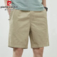 Pierre Cardin Shorts masculin mince en coton pur pur mid-pantalon grande taille de sport décontracté 5 minutes Pantalon supplémentaire à cinq points 9215 Green LEC [115-135jin [Jin est égal à 0,5 kg]]]