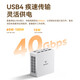 铭凡UM870Slim/690Slim/锐龙R7-8745H/R9-6900HX迷你主机电脑八核mini主机高性能游戏办公台式小主机 UM870Slim（R7-8745H) 准系统/无内存硬盘系统