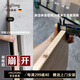 欧派同款全友家居定制实木酒柜餐边柜高柜储物柜靠墙一体玄关柜家 款式13240*40*220 加厚背板+送货上楼包安装