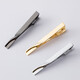 Spot Finest Ecloplating Gold Silver Clisted Clip Hot Sale Men's Tie Clip Оптовое серебро