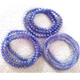 Chili natural tanzanite bracelet necklace raw stone bare stone tanzanite sapphire bracelet loose bead accessories no dyeing no baking color 3-3.5mm three circles